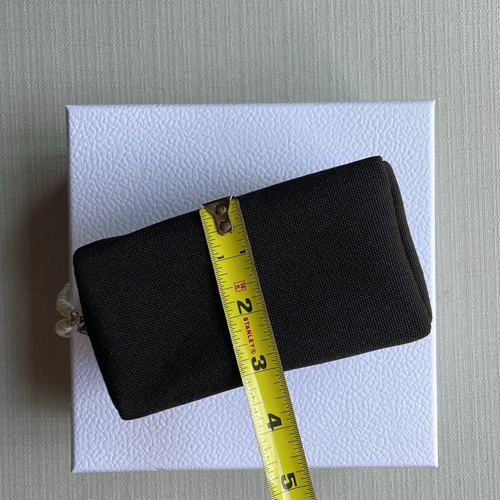 Dior black canvas cosmetics pouch with box - Picture 14 of 17